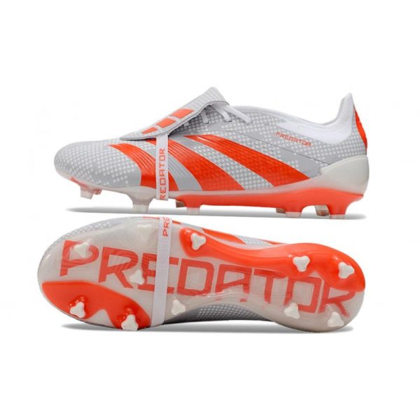 adidas Predator Elite FT FG Chaussures Gris Rouge