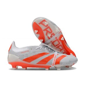 Chaussures de foot adidas Predator Elite FT FG Gris Rouge