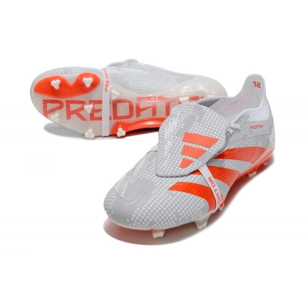 adidas Predator Elite FT FG Chaussures Gris Rouge