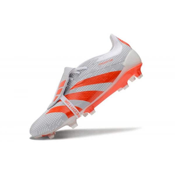 adidas Predator Elite FT FG Chaussures Gris Rouge