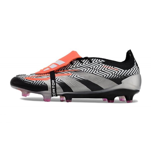 adidas Predator Elite FT FG Chaussures Noir Argent Rouge