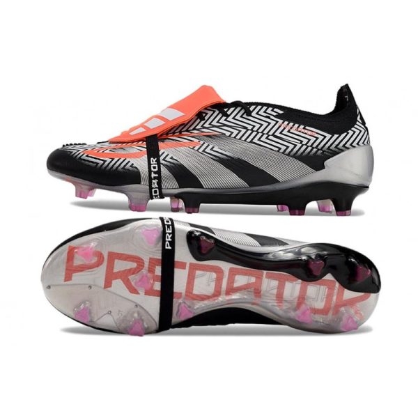 adidas Predator Elite FT FG Chaussures Noir Argent Rouge