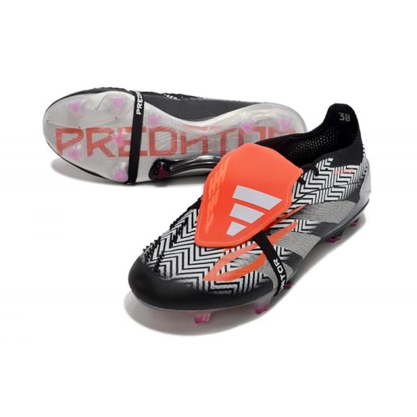 adidas Predator Elite FT FG Chaussures Noir Argent Rouge