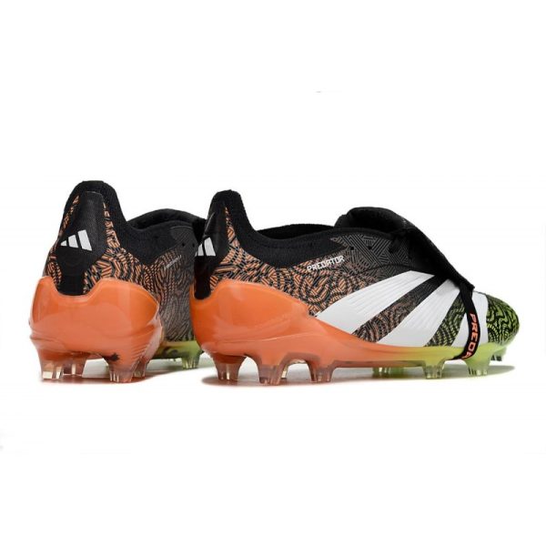 adidas Predator Elite FT FG Chaussures Noir Blanc Orange Vert