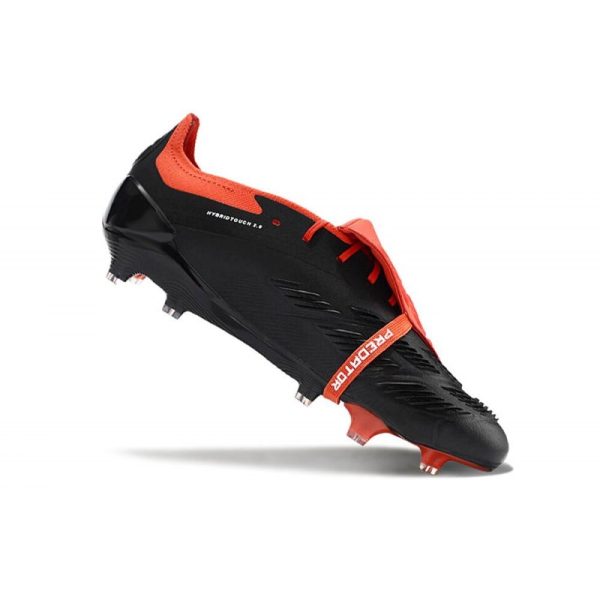 adidas Predator Elite FT FG Chaussures Noir Blanc Rouge Solaire