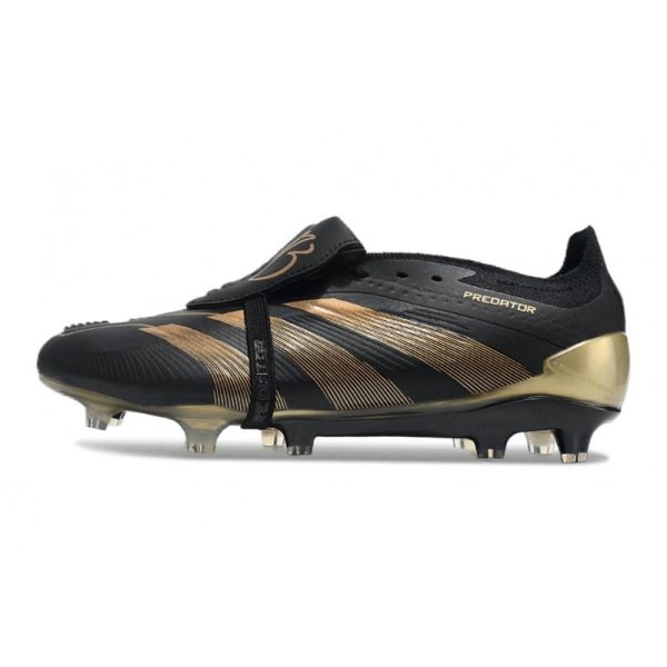 adidas Predator Elite FT FG Chaussures Noir Carbone Or Métallique