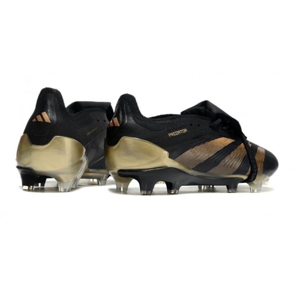 adidas Predator Elite FT FG Chaussures Noir Carbone Or Métallique