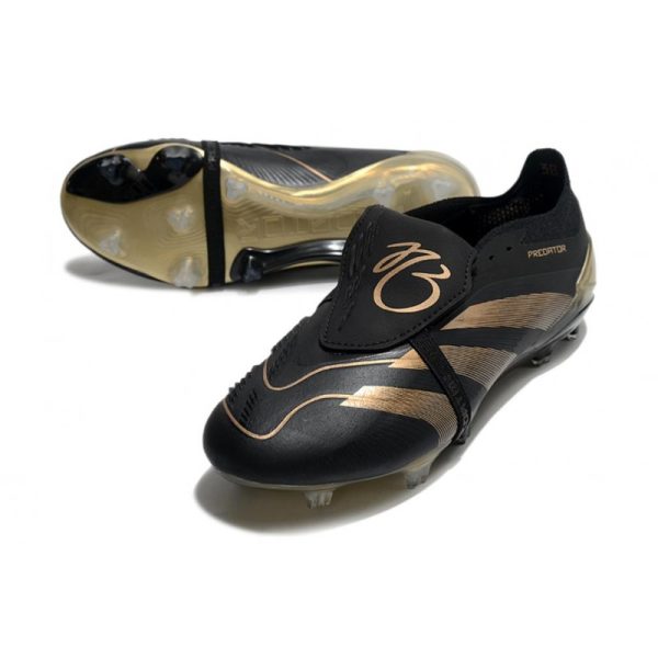 adidas Predator Elite FT FG Chaussures Noir Carbone Or Métallique