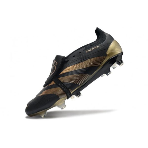 adidas Predator Elite FT FG Chaussures Noir Carbone Or Métallique
