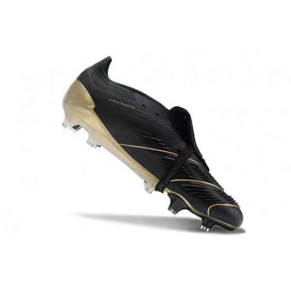adidas Predator Elite FT FG Chaussures Noir Carbone Or Métallique