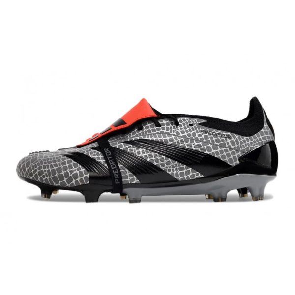 adidas Predator Elite FT FG Chaussures Noir Gris Rouge