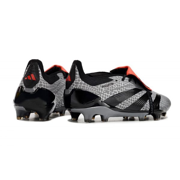 adidas Predator Elite FT FG Chaussures Noir Gris Rouge