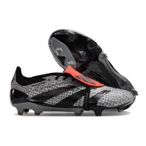 Chaussures de foot adidas Predator Elite FT FG Noir Gris Rouge