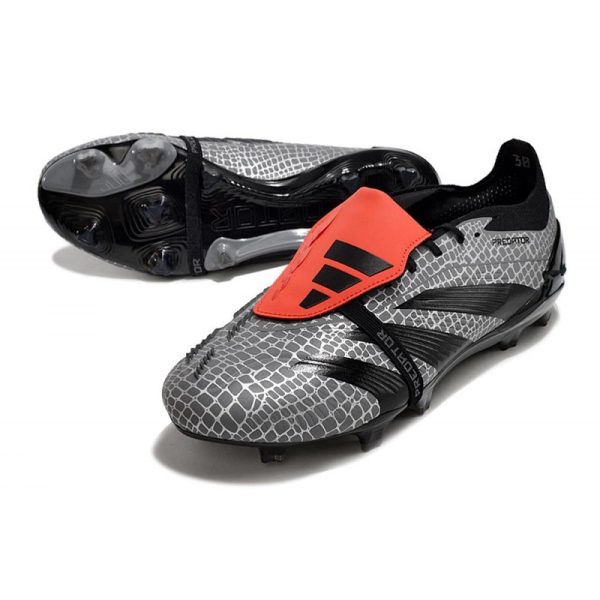 adidas Predator Elite FT FG Chaussures Noir Gris Rouge