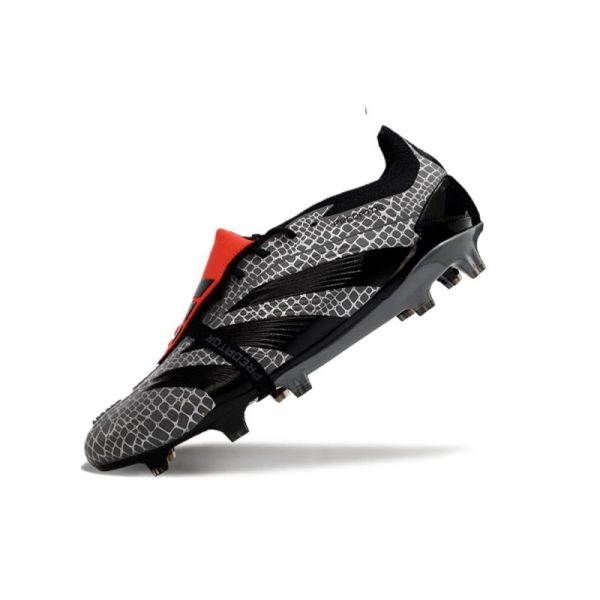 adidas Predator Elite FT FG Chaussures Noir Gris Rouge