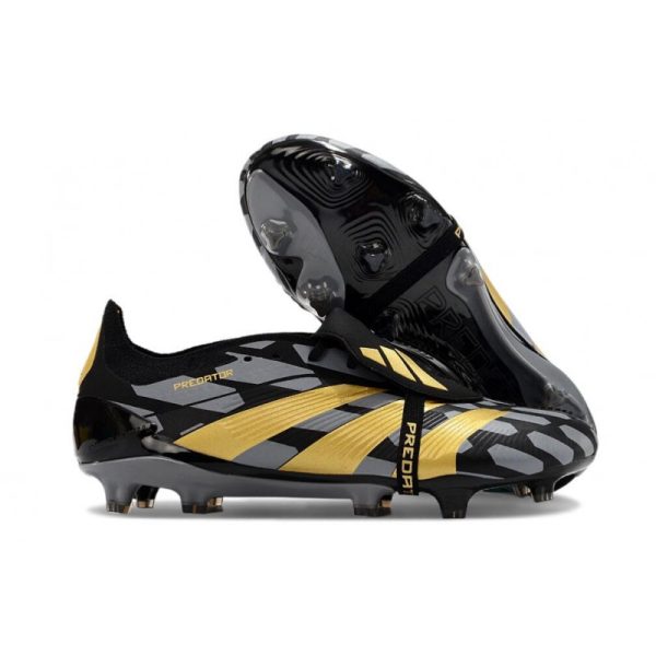 Chaussures de foot adidas Predator Elite FT FG Noir Or Métallique