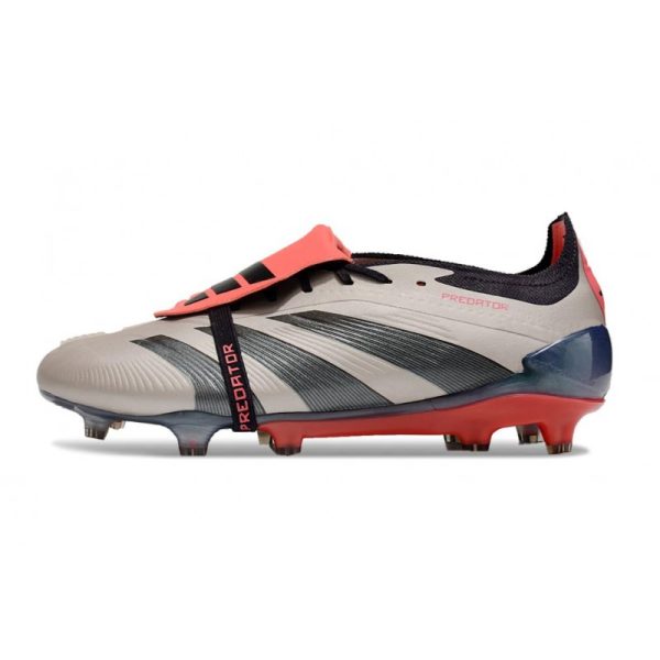 adidas Predator Elite FT FG Chaussures Platin Métallique Noir Aurore Carbone