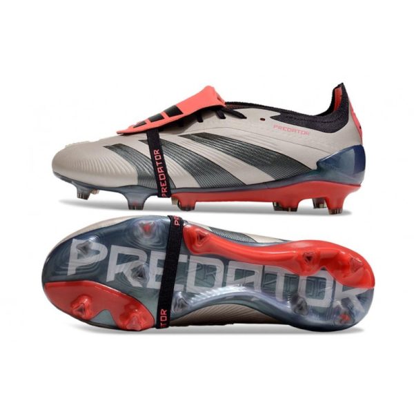 adidas Predator Elite FT FG Chaussures Platin Métallique Noir Aurore Carbone