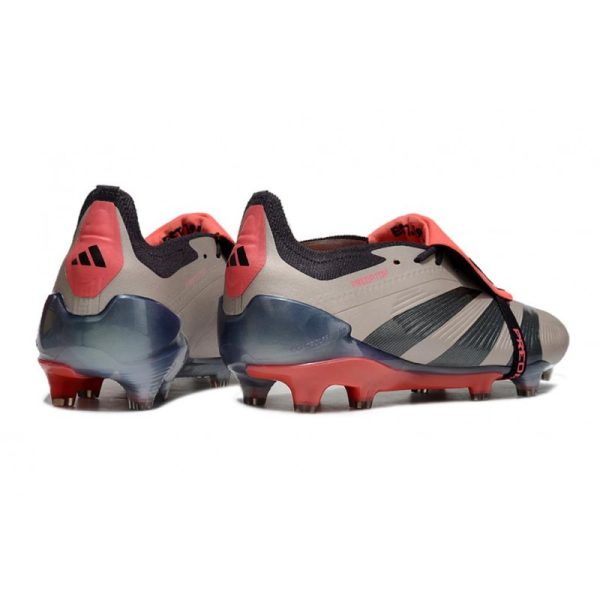adidas Predator Elite FT FG Chaussures Platin Métallique Noir Aurore Carbone