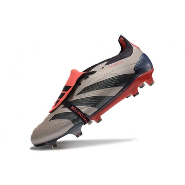 adidas Predator Elite FT FG Chaussures Platin Métallique Noir Aurore Carbone