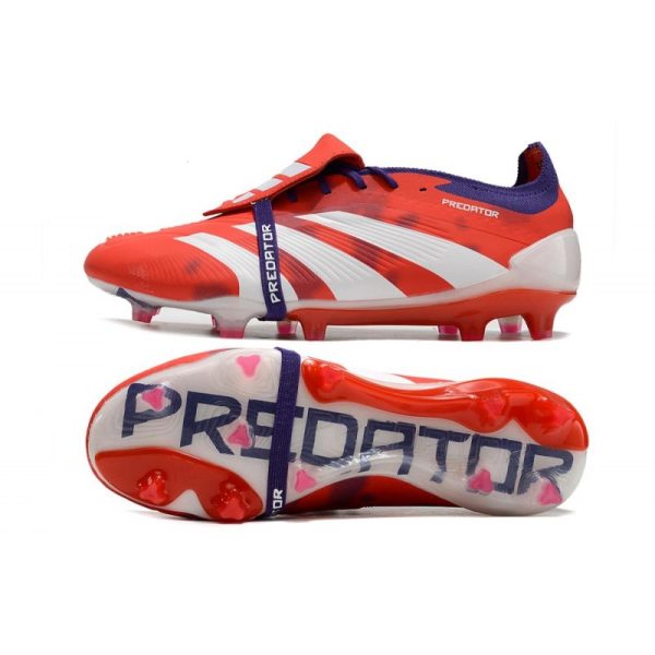 adidas Predator Elite FT FG Chaussures Rouge Blanc