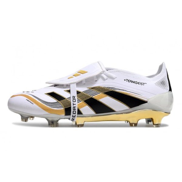 adidas Predator Elite Foldover Tongue FG Blanc Ftwr Or Métallique