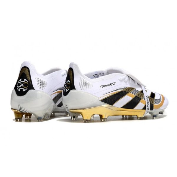 adidas Predator Elite Foldover Tongue FG Blanc Ftwr Or Métallique