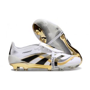 adidas Predator Elite Foldover Tongue FG Blanc Ftwr Or Métallique