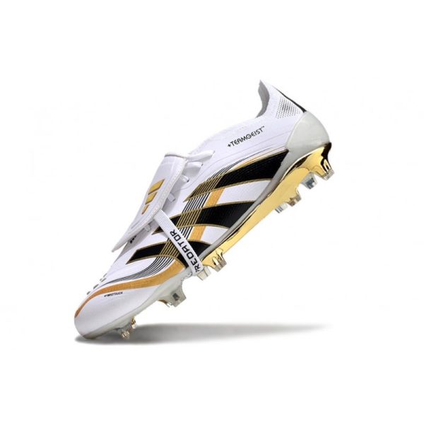 adidas Predator Elite Foldover Tongue FG Blanc Ftwr Or Métallique