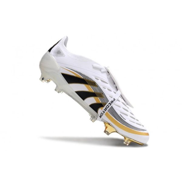 adidas Predator Elite Foldover Tongue FG Blanc Ftwr Or Métallique