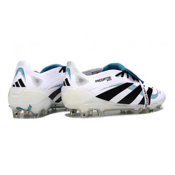 adidas Predator Elite Foldover Tongue FG Blanc Noir Bleu