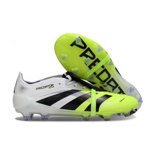 adidas Predator Elite Foldover Tongue FG Blanc Noir Citron Lucid