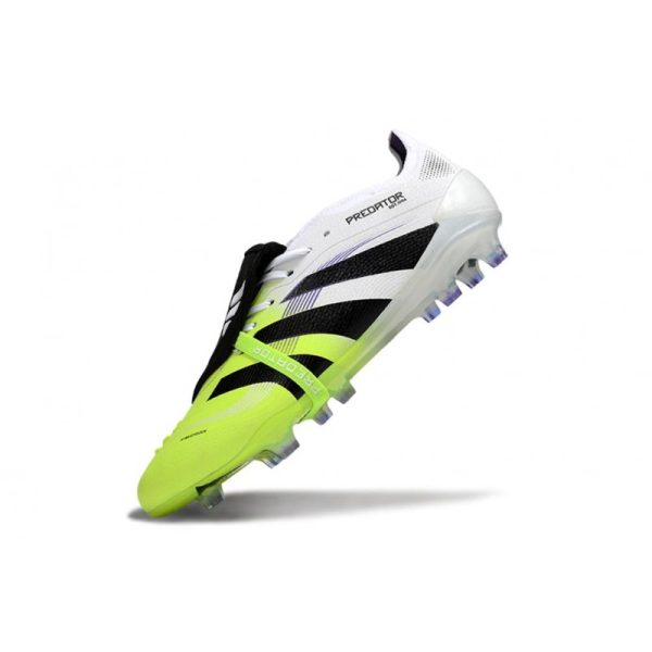 adidas Predator Elite Foldover Tongue FG Blanc Noir Citron Lucid