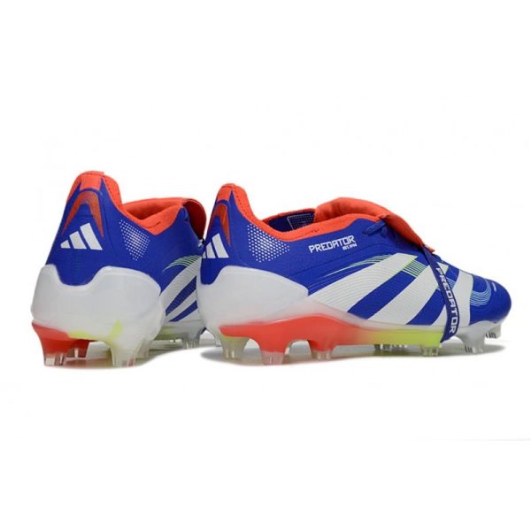 adidas Predator Elite Foldover Tongue FG Bleu Rouge Blanc