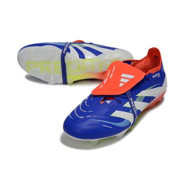 adidas Predator Elite Foldover Tongue FG Bleu Rouge Blanc