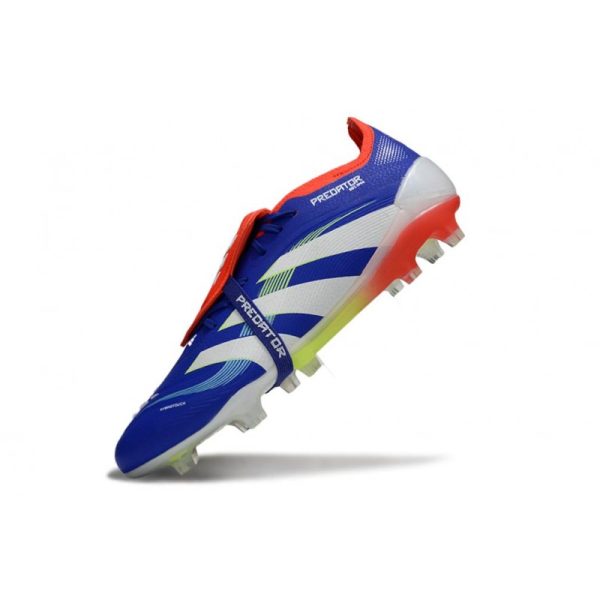 adidas Predator Elite Foldover Tongue FG Bleu Rouge Blanc