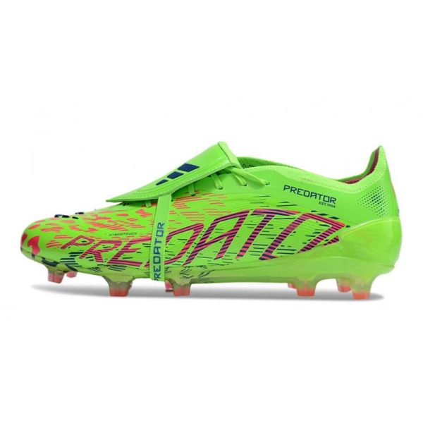 adidas Predator Elite Foldover Tongue FG Citron Lucide Rose Bleu Fusion