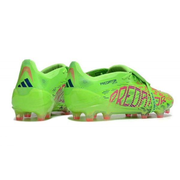 adidas Predator Elite Foldover Tongue FG Citron Lucide Rose Bleu Fusion