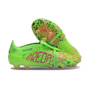 adidas Predator Elite Foldover Tongue FG Citron Lucide Rose Bleu Fusion