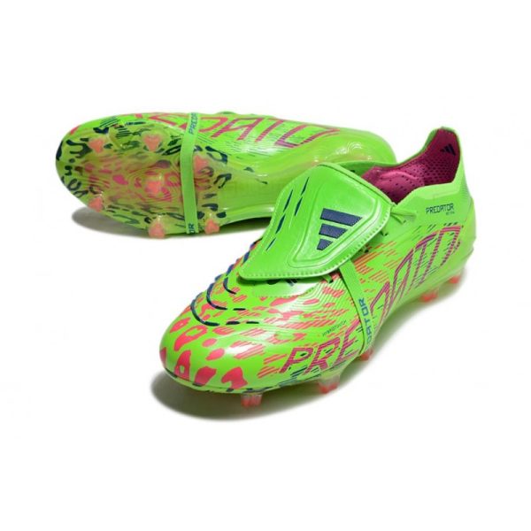 adidas Predator Elite Foldover Tongue FG Citron Lucide Rose Bleu Fusion