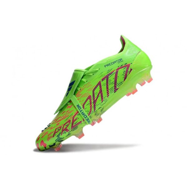 adidas Predator Elite Foldover Tongue FG Citron Lucide Rose Bleu Fusion