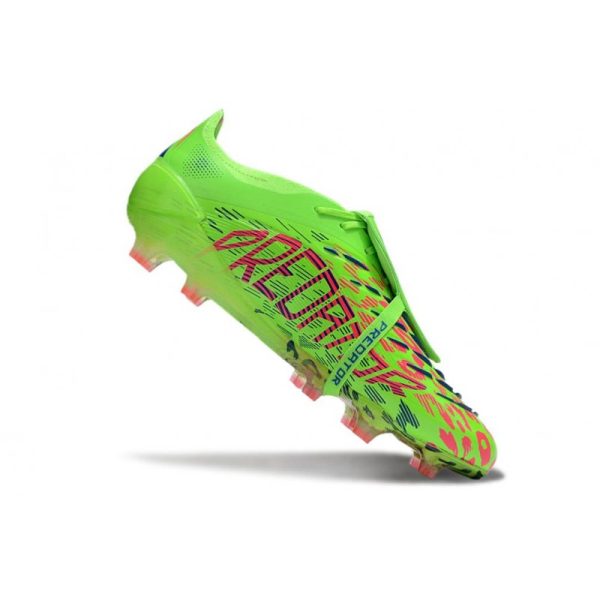 adidas Predator Elite Foldover Tongue FG Citron Lucide Rose Bleu Fusion
