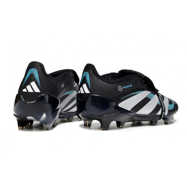 adidas Predator Elite Foldover Tongue FG Noir Blanc Bleu