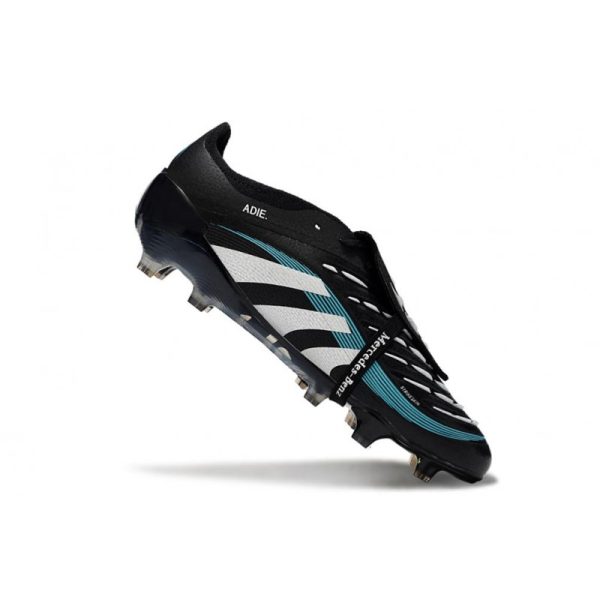 adidas Predator Elite Foldover Tongue FG Noir Blanc Bleu