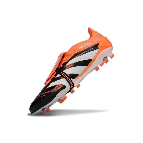 adidas Predator Elite Foldover Tongue FG Noir Blanc Orange