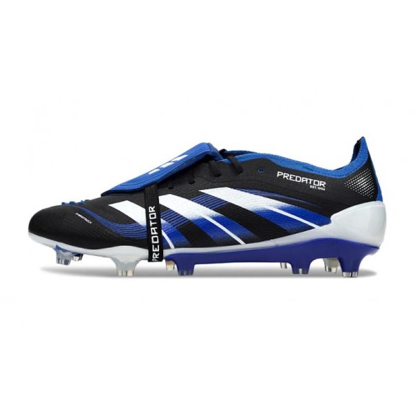 adidas Predator Elite Foldover Tongue FG Noir Bleu Blanc