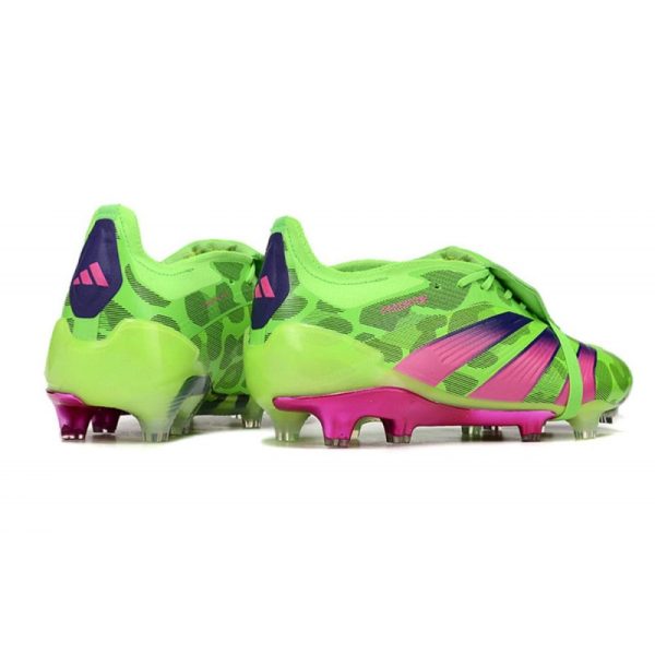 adidas Predator Elite Tongue FG Vert Solaire Equipe Jaune Choc Citron Lucide