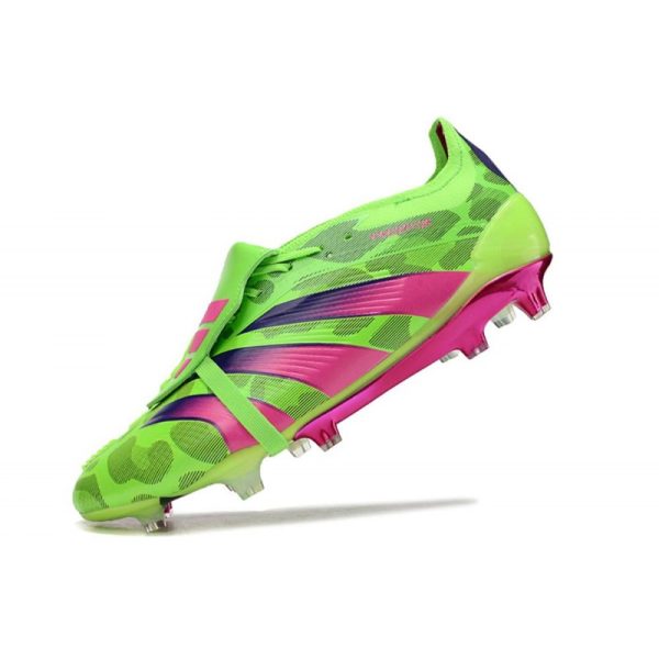 adidas Predator Elite Tongue FG Vert Solaire Equipe Jaune Choc Citron Lucide