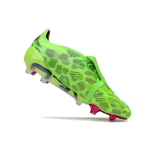 adidas Predator Elite Tongue FG Vert Solaire Equipe Jaune Choc Citron Lucide