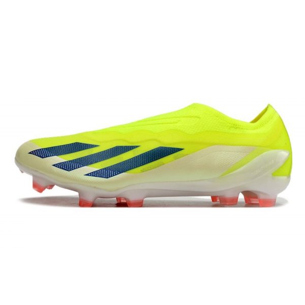 adidas X Crazyfast .1 Laceless FG Jaune Solaire Equipe Noir Blanc